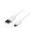 CABLE DATOS MICRO USB 1 METRO BLANCO BULK JK